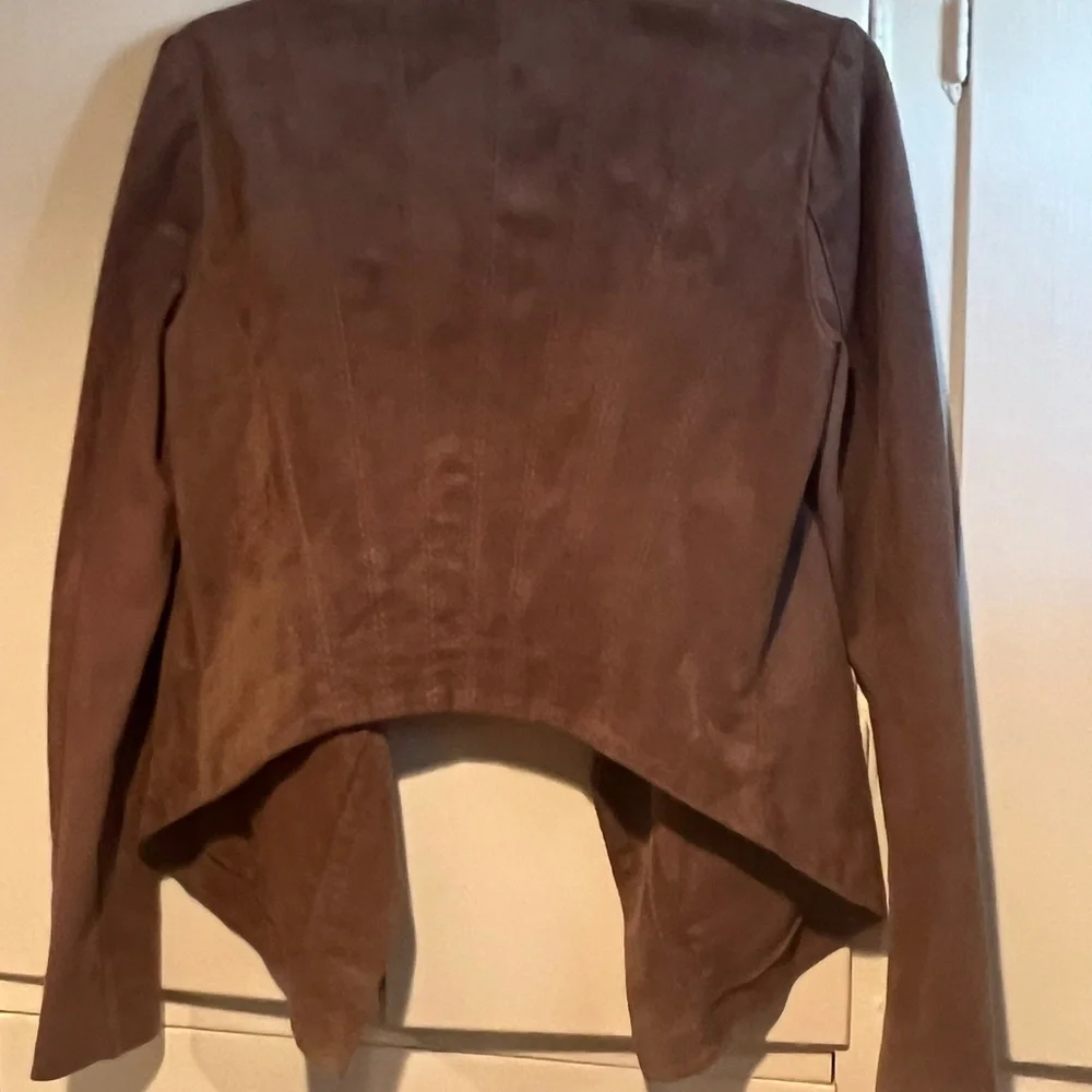 Women’s Suede BCBGMazAzria XS high back jacket - Picture 2 of 3